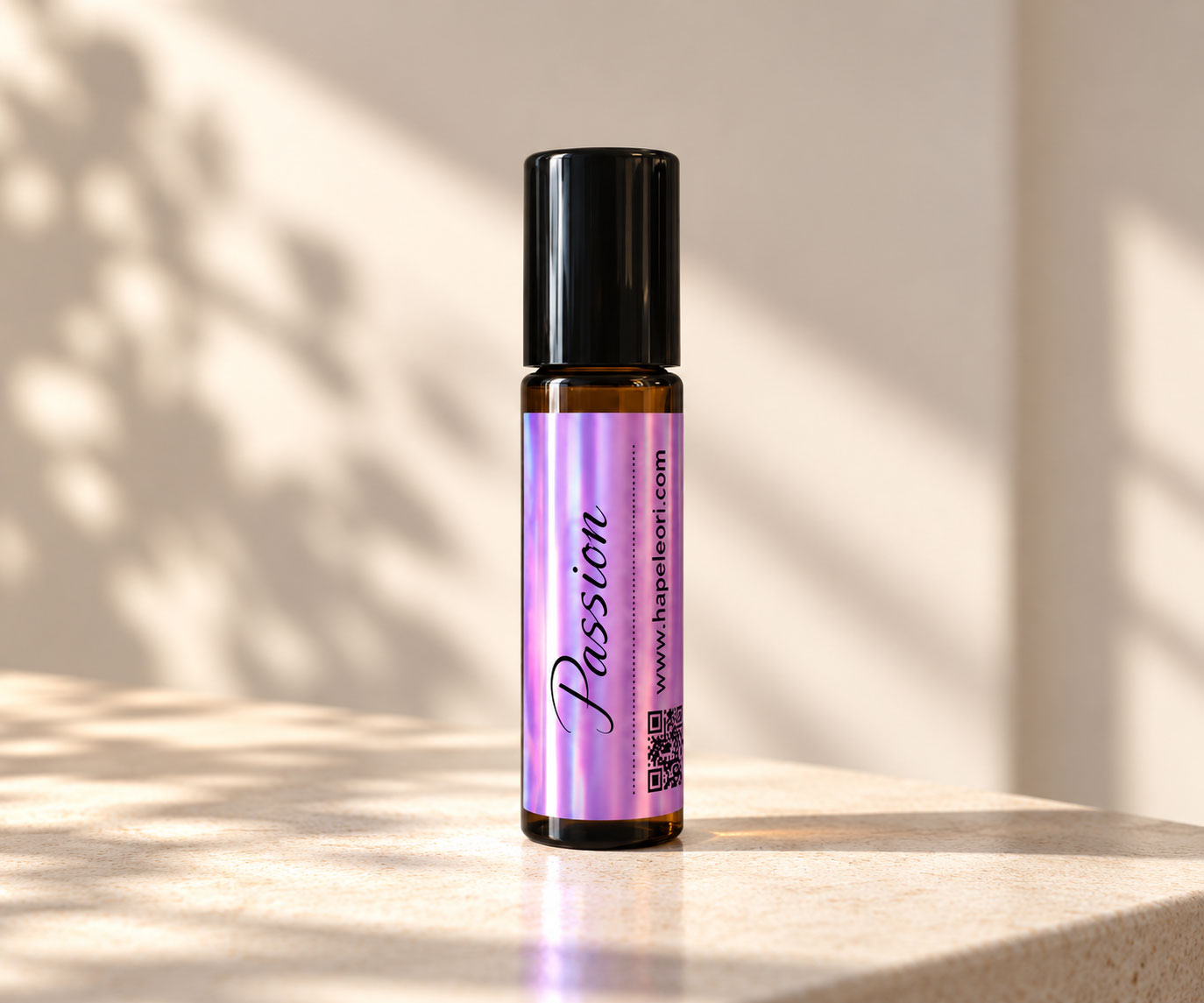Amber-Passion-Roller-Bottle-in-Warm-Sunlight